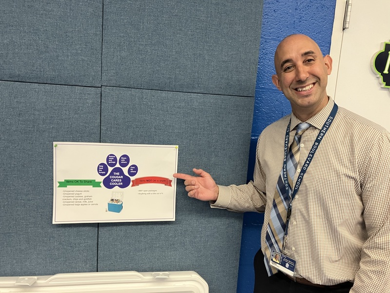 Cougars Care Cooler Launches to Collect Food for Chatham Community Food