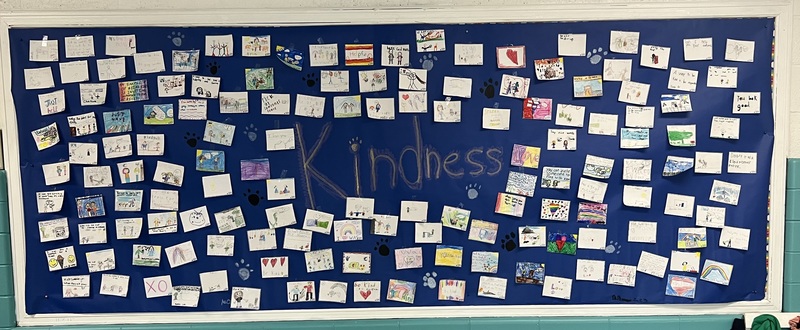 Kindness Bulletin Board at WAS